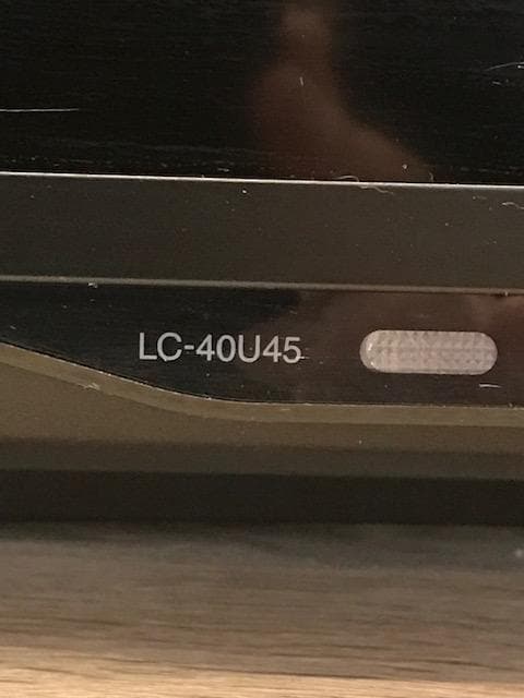 【SHARP AQUOS】40インチ液晶テレビ【LC-40U45】