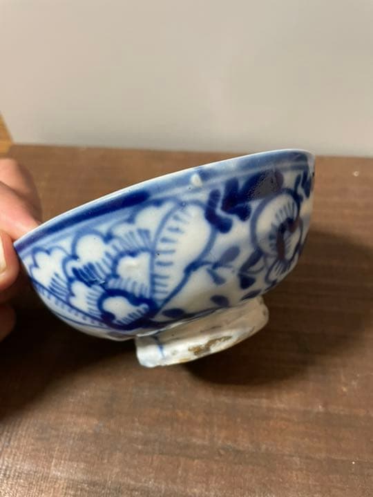 器　【m180 くらわんか　骨董　波佐見焼　古伊万里　時代物　染付　皿　茶碗】