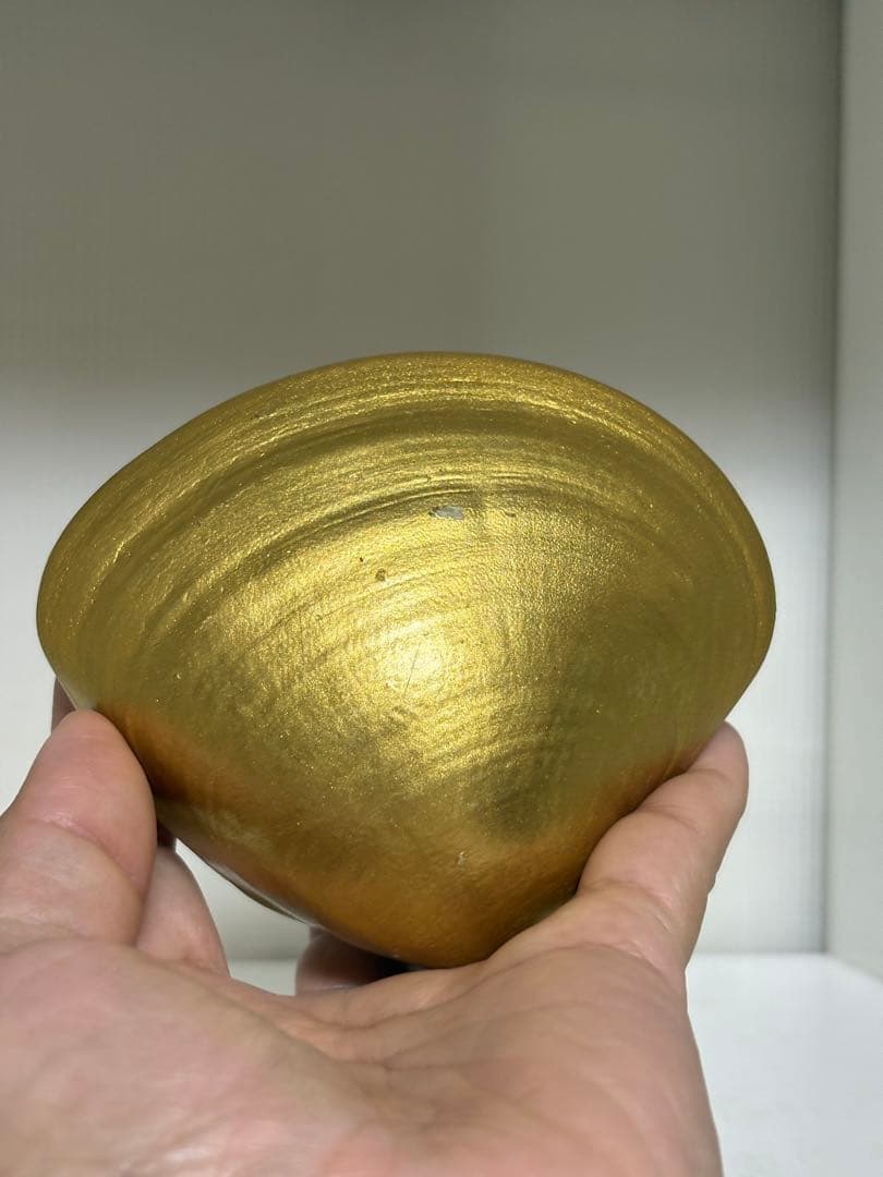 蛤香合 一対 天然蛤 貝合わせ 金箔蒔絵 茶道具 春席向き