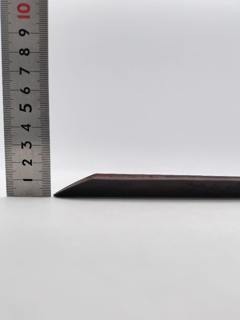 d010 茶計 山水彫 紙箱 茶道具 古物