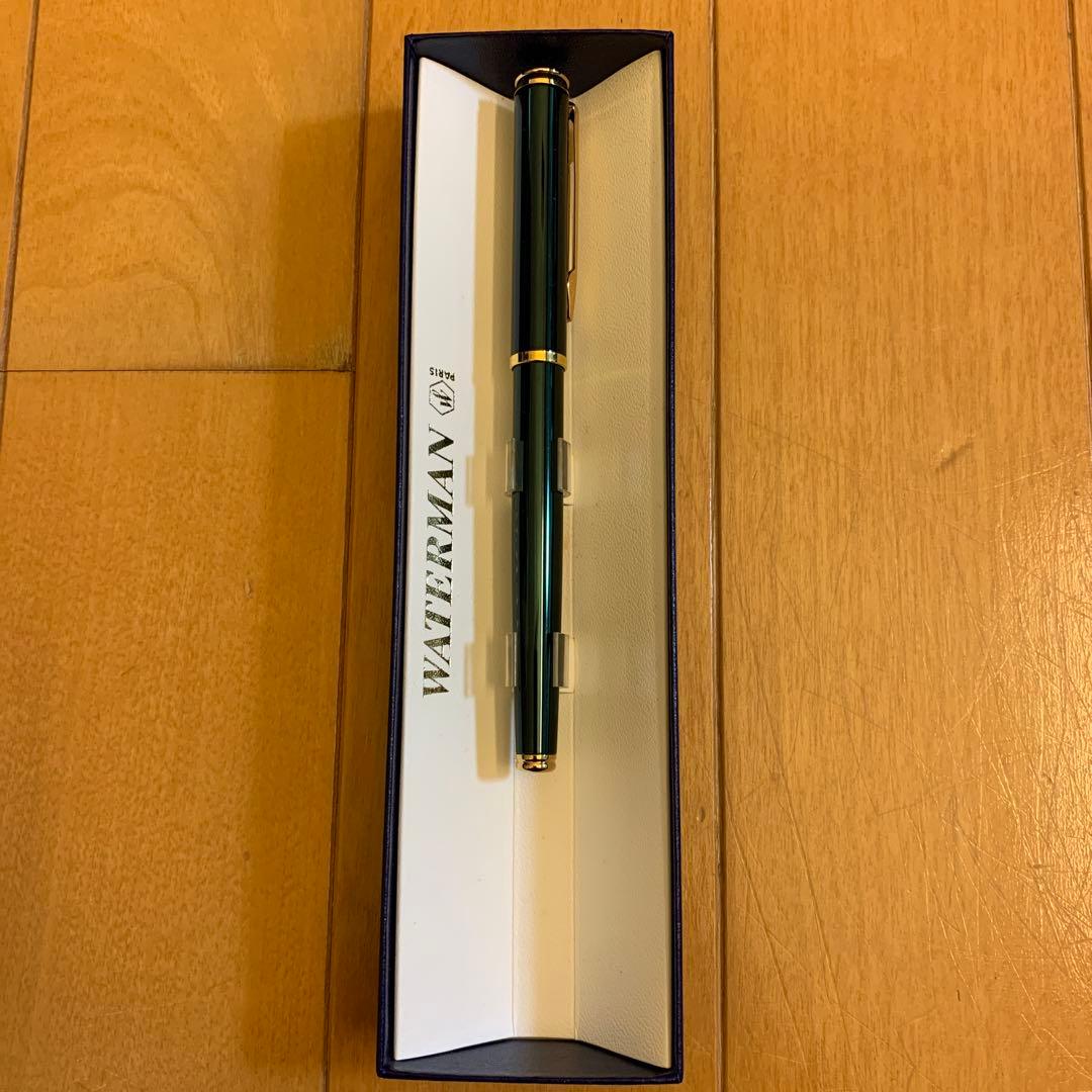【希少限定品】WATERMAN ダークグリーン 万年筆　JP Morgan