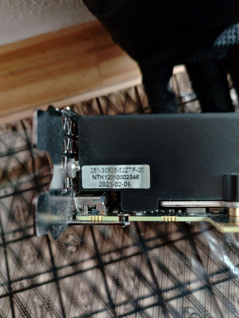 パ*亭様 【完全ジャンク】ZOTAC RTX 3060 12GB 外排気モデル