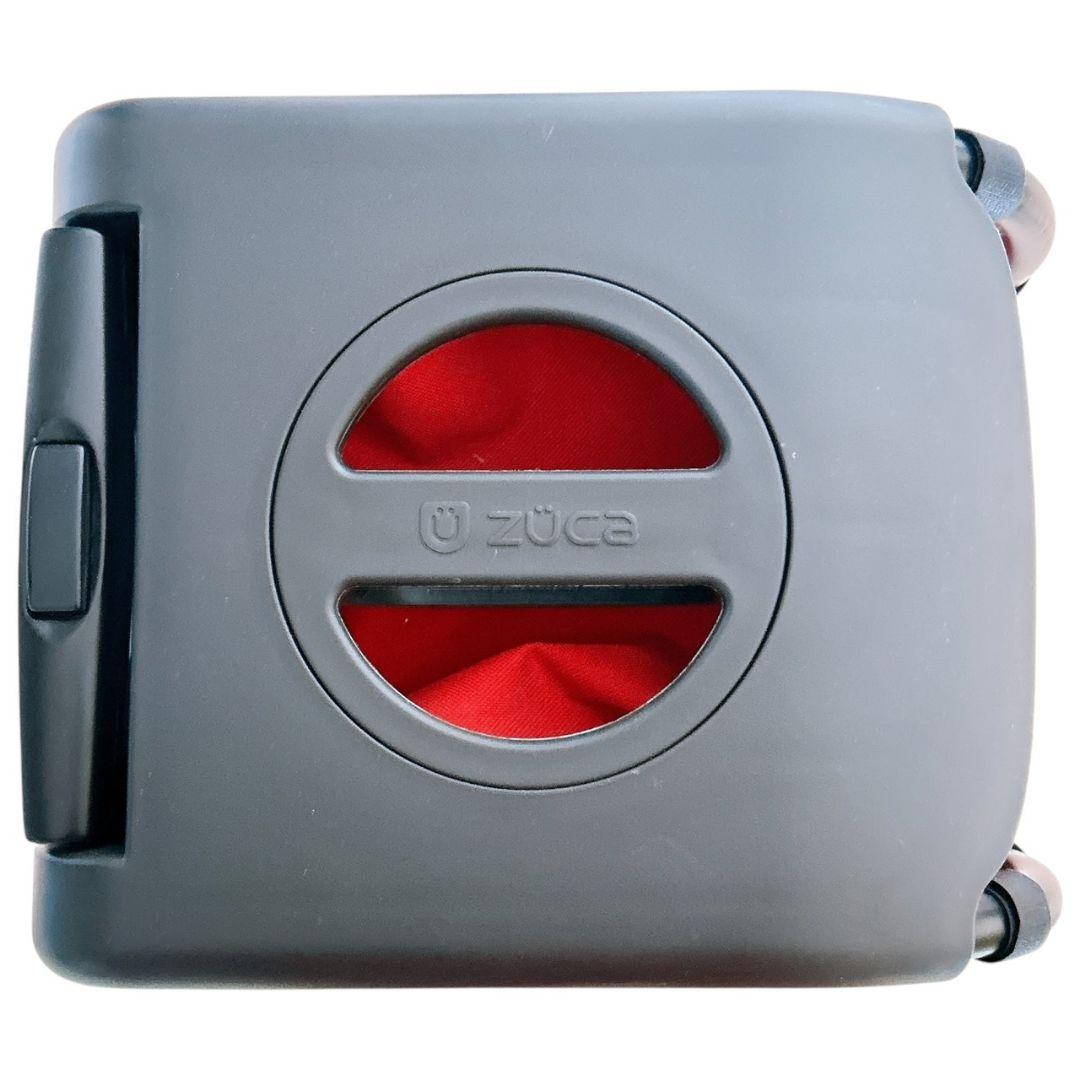【希少 レッド】 ZUCA 座れるキャリー LED点灯確認済 美品 機内持込OK