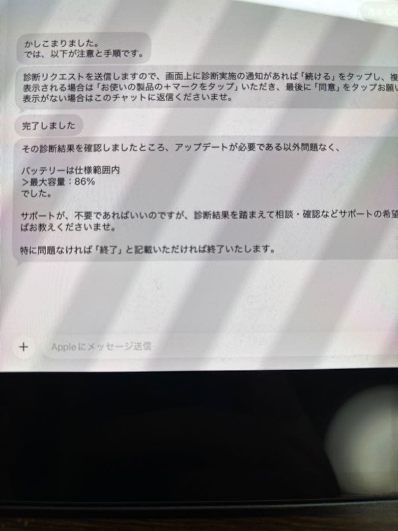 リ*U様 iPadPro 12.9 第5世代 128GB バッテリー　86%