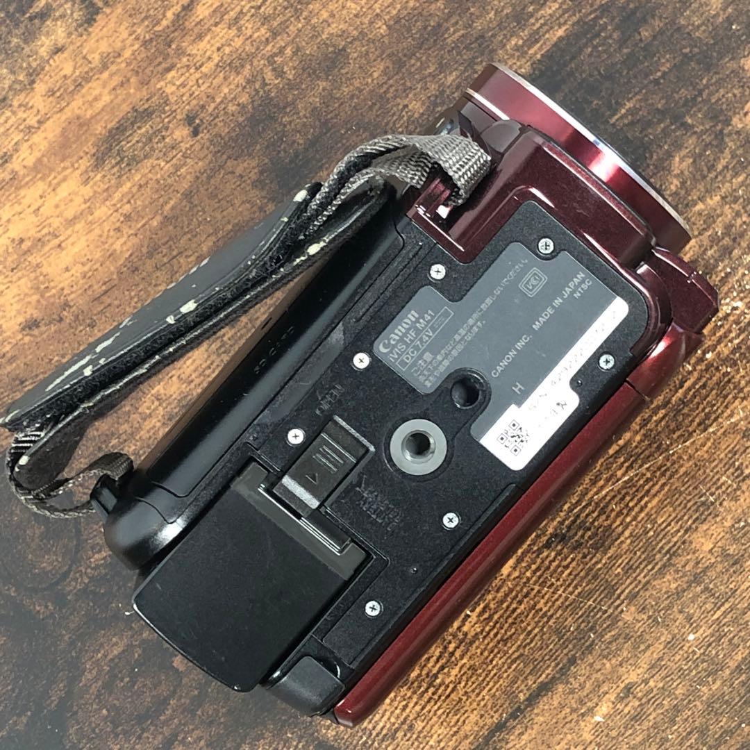 動作確認済 Canon iVIS HF M41 レッド