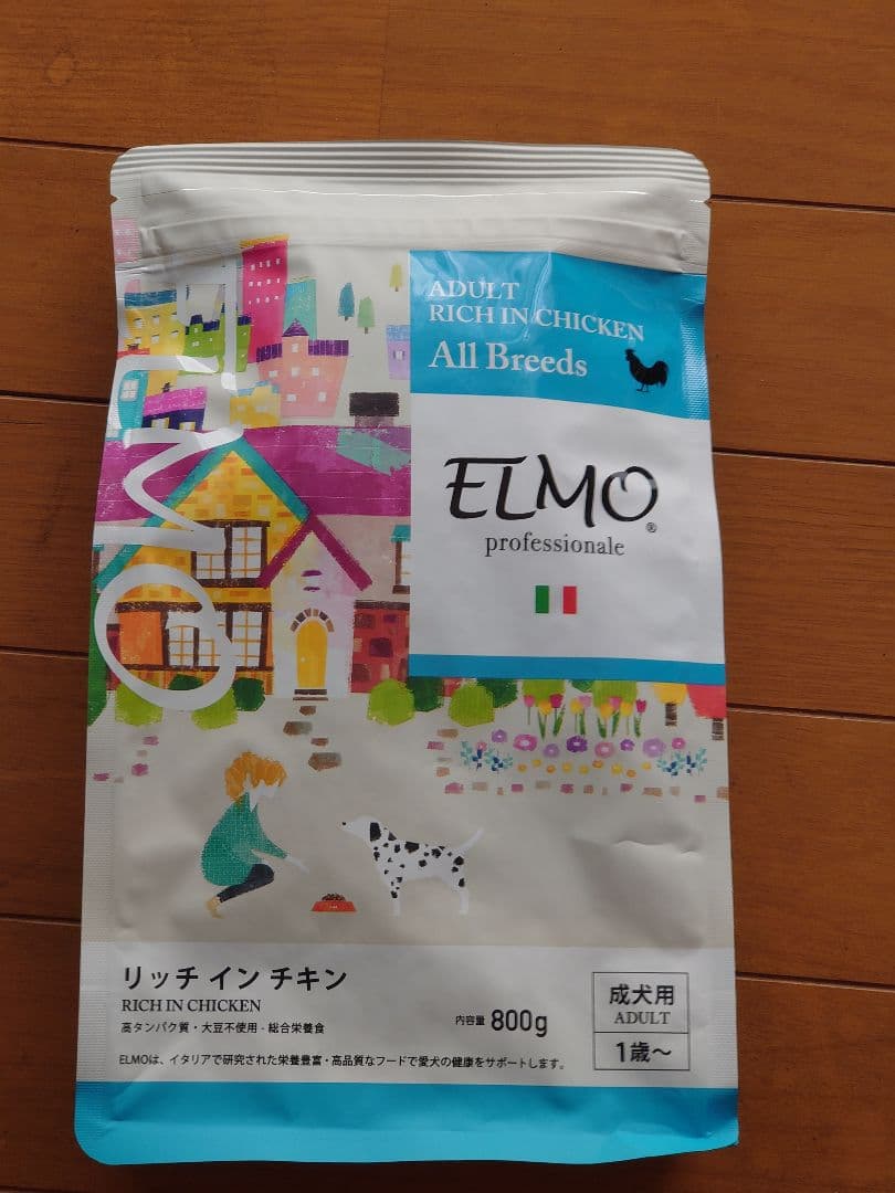 ELMO リッチインチキン 800g 成犬用　8袋
