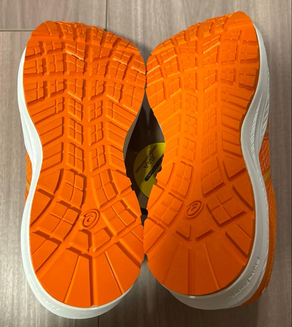 【新品未使用】asicsアシックス ウィンジョブ ローカット 安全靴 オレンジ