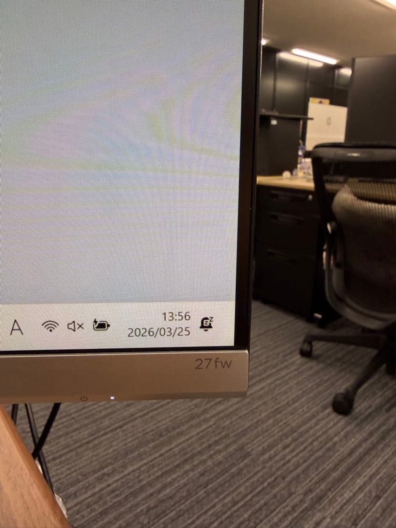 HP　M27fw　27インチ　★HDMIケーブル付き　PCモニター④