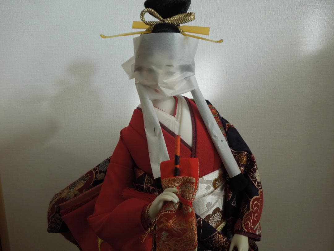 尾山人形　加賀友禅　和風着物美人　佳麗　寿美礼 作　箱入り（未使用）保管品