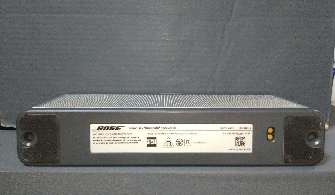 スピーカー・ウーファー BOSE SoundLink Bluetooth Speaker III