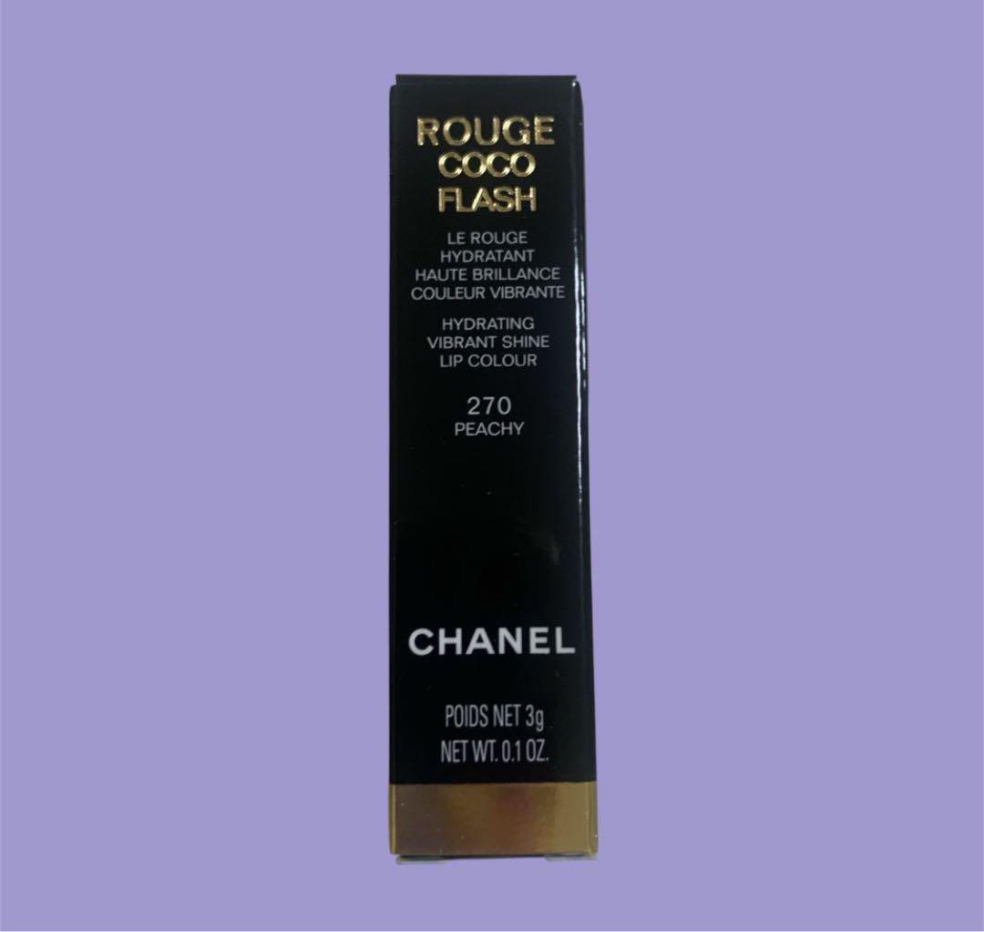 シャネル　CHANEL　ルージュ ココ フラッシュ270ピーチー　新品未使用