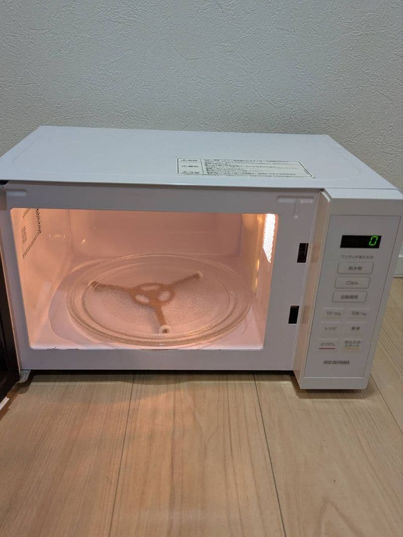 IRISOhyama アイリスオーヤマ 電子レンジ ターンテーブル式 23年式
