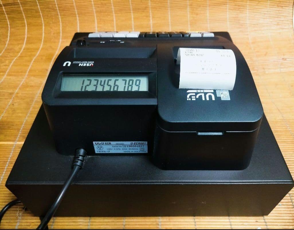 USENレジスター　軽減税率対応　感熱紙　人気コンパクト型　126821