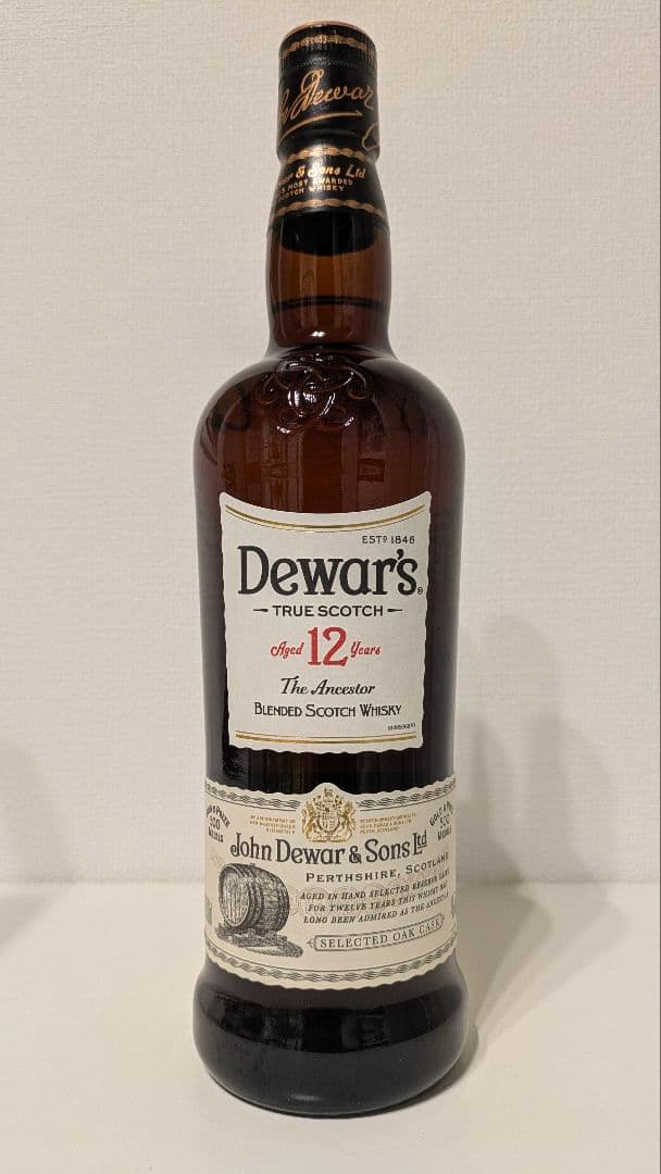 デュワーズ　Dewar's 12年旧ボトル　アンセスターThe Ancestor