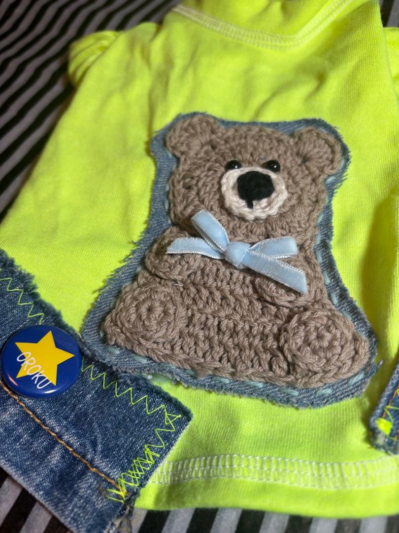 39◆ パピリーヒルズ　OROKU 06 お洋服　cuty bear
