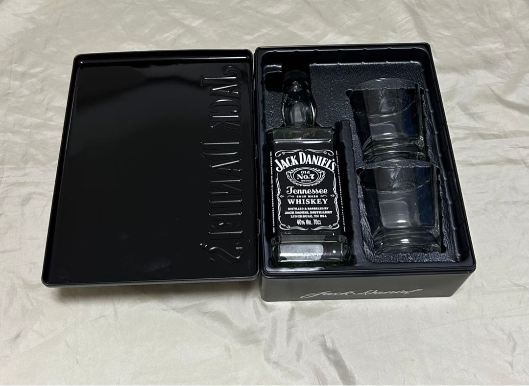 JACK DANIEL'S OLD NO.7ジャックダニエル グラス 缶 ケース