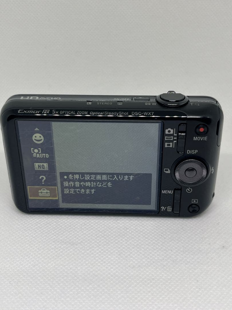 SONY Cyber-Shot DSC-WX7 バッテリー充電器付 動作確認済み