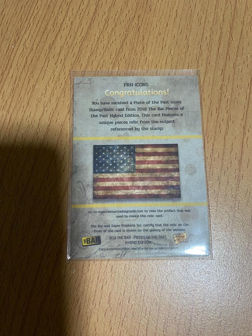 超貴重！ハーバート・フーバー大統領のレリックカード Herbert Hoover
