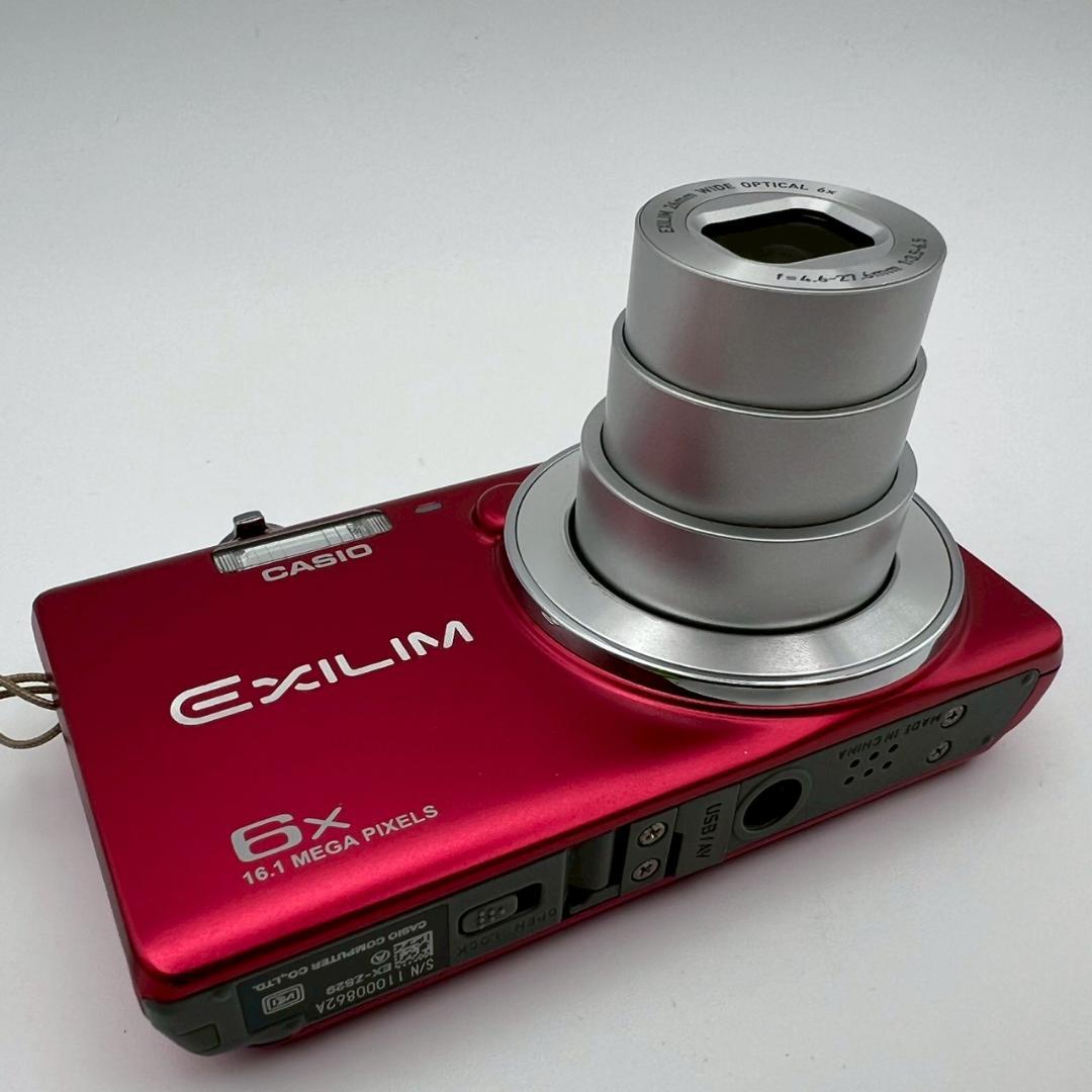 【完動品】CASIO EXILIM EX-ZS29 コンデジ レッド 動作確認済