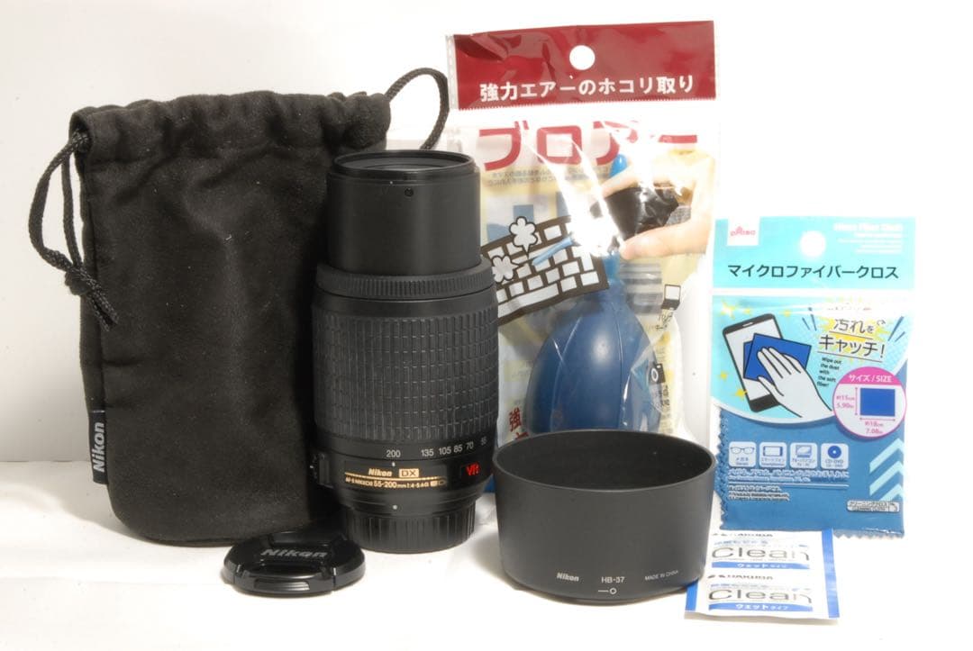 ✨望遠レンズ✨ Nikon AF-S 55-200mm VR 手ぶれ補正 フード
