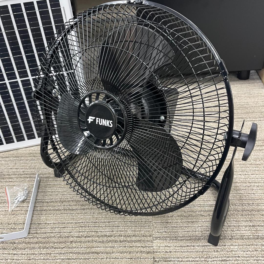 極美品 ソーラーファン 大型 業務用 扇風機 ソーラー FUNKS