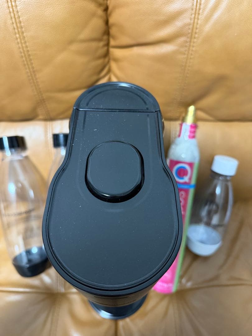 GAIA sodastream 炭酸水メーカー ブラック ボトル3本付き