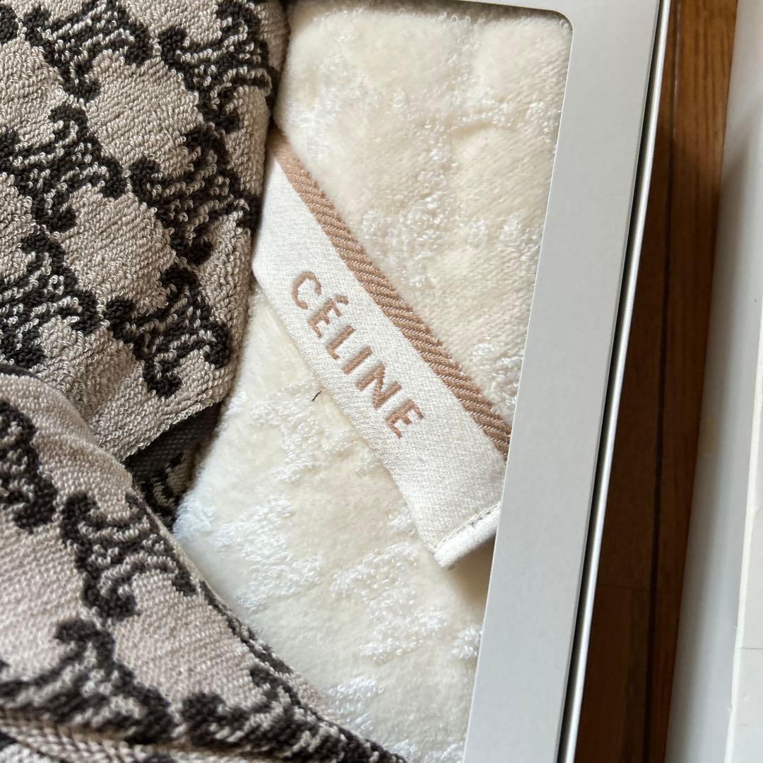 CELINE タオルセット ハンカチ　フェイスタオル　3枚セット
