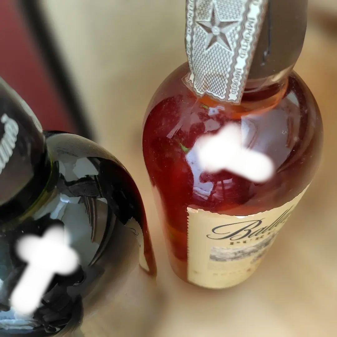 未開封古酒Ballantine's 17&12年物 750ml 2本セット