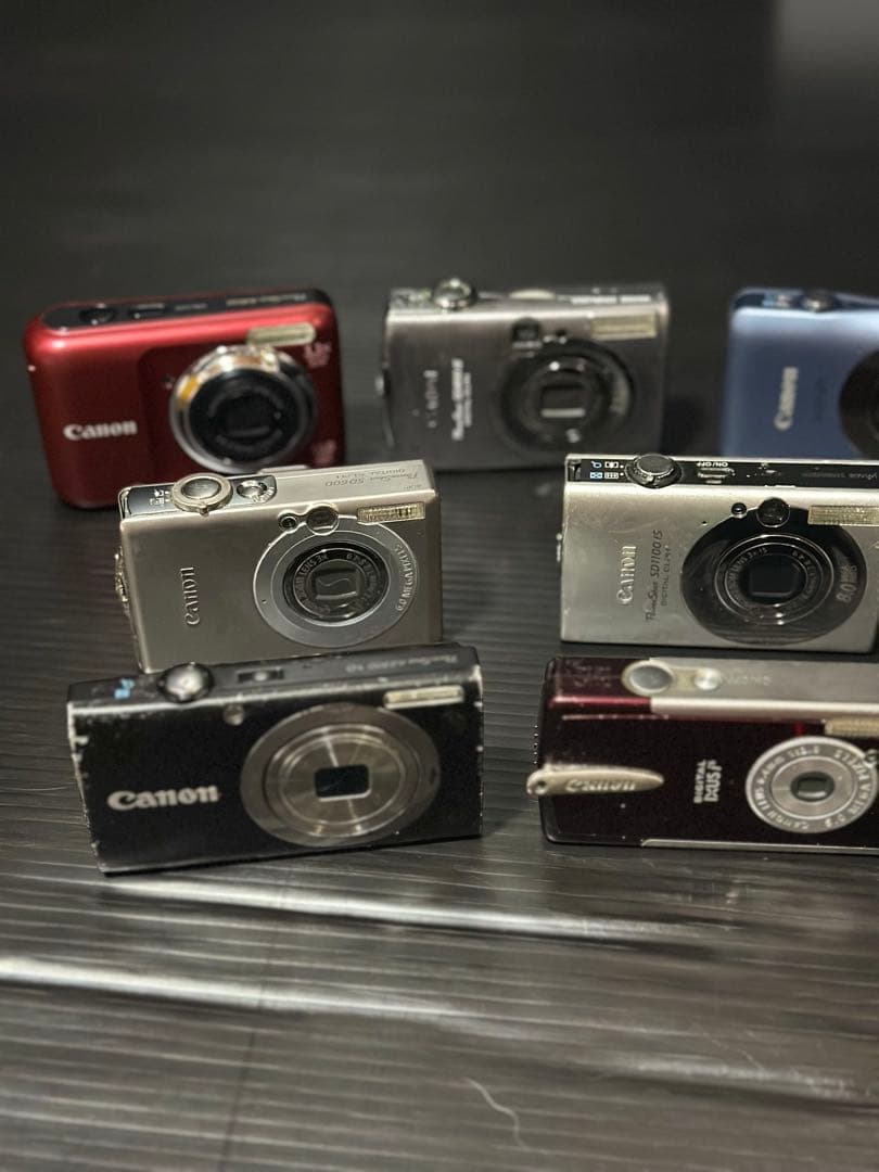 (Canon) 10台 デジカメラ まとめ【動作未確認ジャンク扱】
