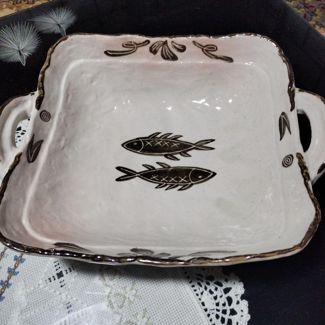 橘　たち吉　手びねり　作家作　陶器皿