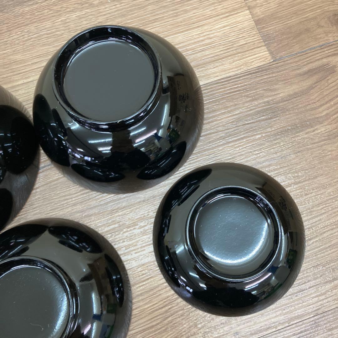 3F 漆器 入れ子椀 4客セット（四つ椀・精進料理・懐石） 応用器 お椀