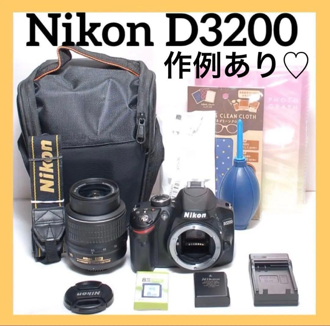 ✨軽量モデル✨Nikon D3200✨シングルレンズ✨高画質✨作例あり