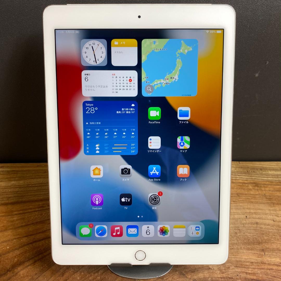 【新品バッテリー＆美品】Apple iPad Air2/16GB /シルバー/9