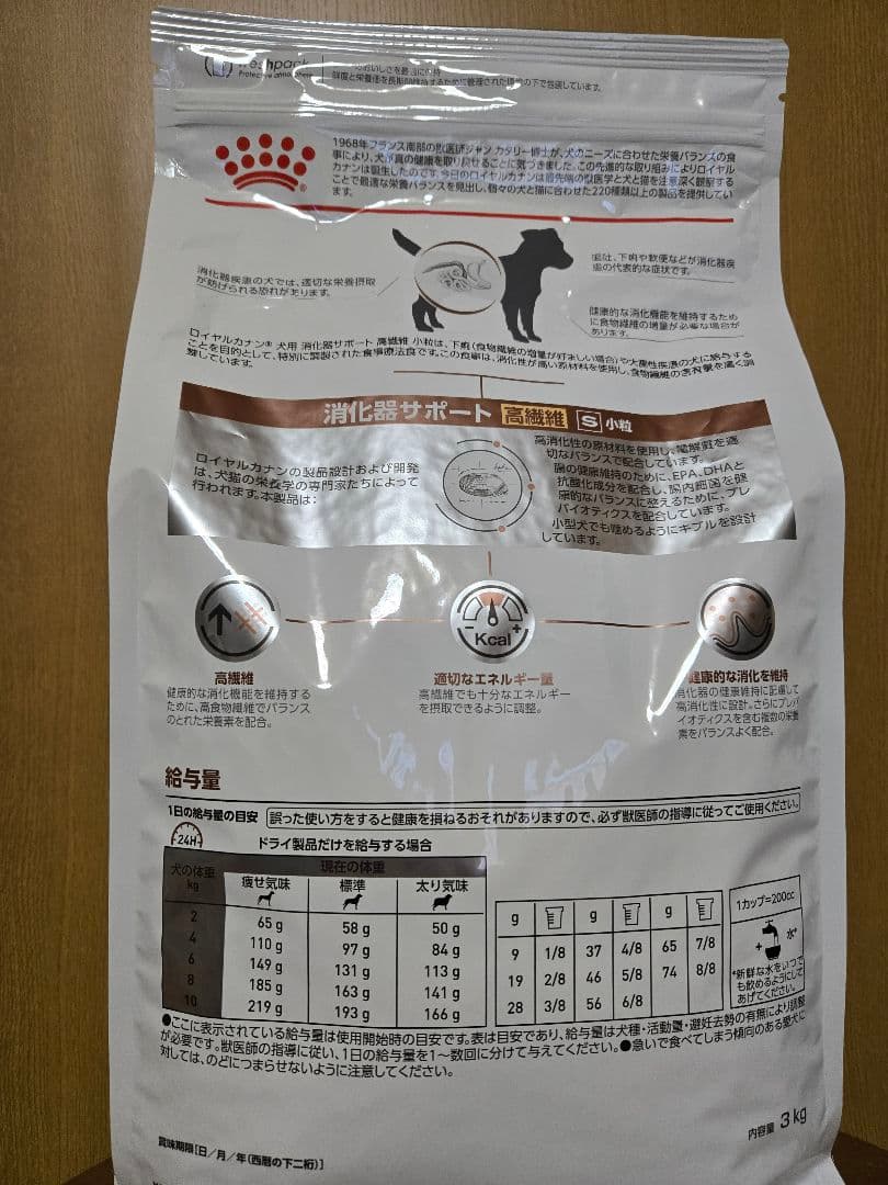 ロイヤルカナン　消化器サポート高繊維　小粒S