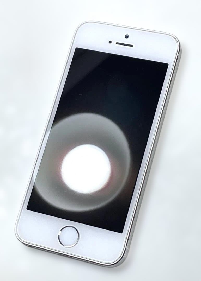 Apple iPhone5S シルバー 箱・イヤホン・充電器付属 セット