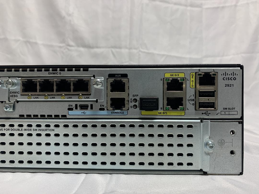 Cisco 2921 ISR ルーター VPN対応　EHWIC-4ESG
