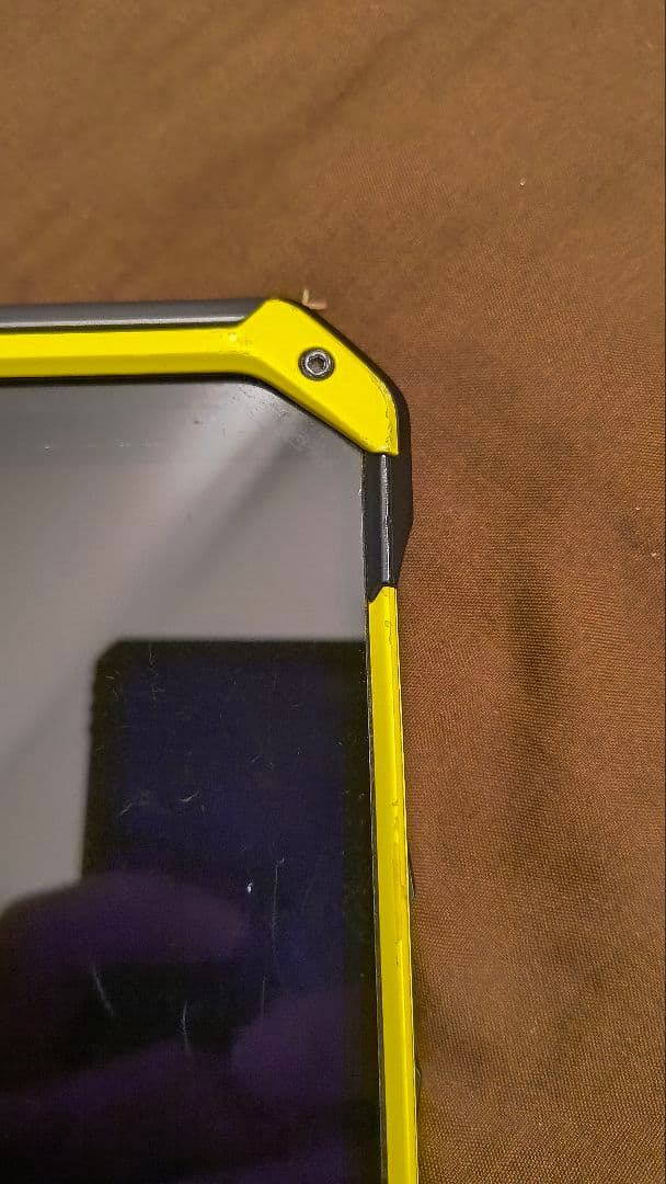 【中古】au TORQUE 5G KYG01 イエロー SIMロック解除済み