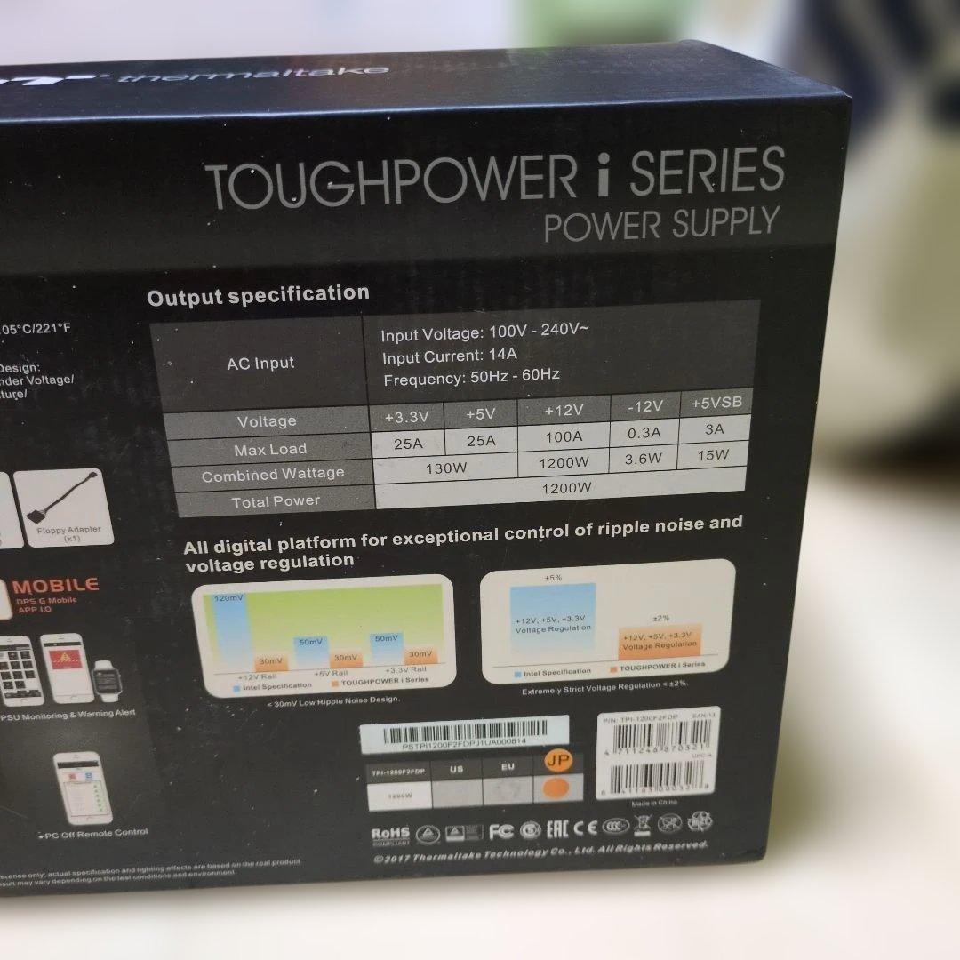 電源ユニット Thermaltake Toughpower iRGB Plus 1200W