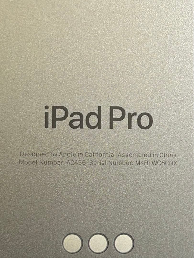 Apple iPad Pro 12.9インチ WiFi 512GB 動作未確認
