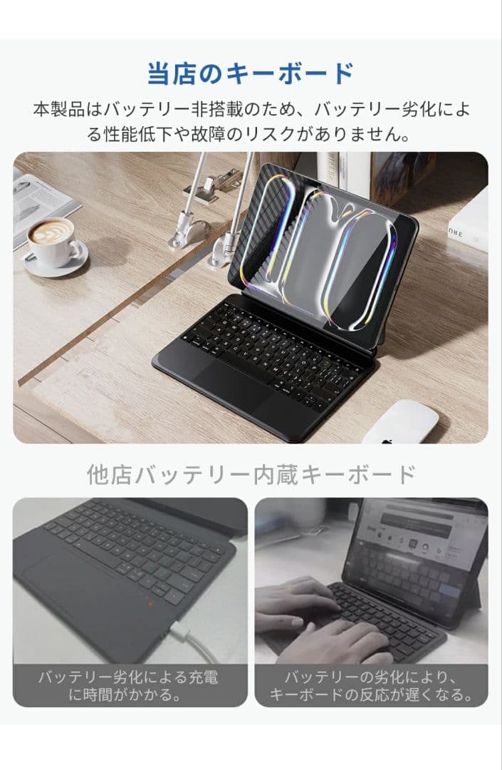 11インチ iPad Pro (M4) 対応マジックキーボード