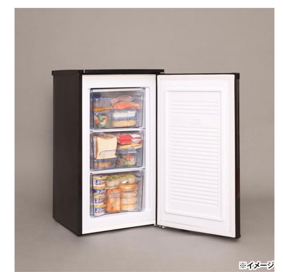 【美品】アイリスオーヤマ 2024年製 IUSD-6B 冷凍庫 60l ブラック