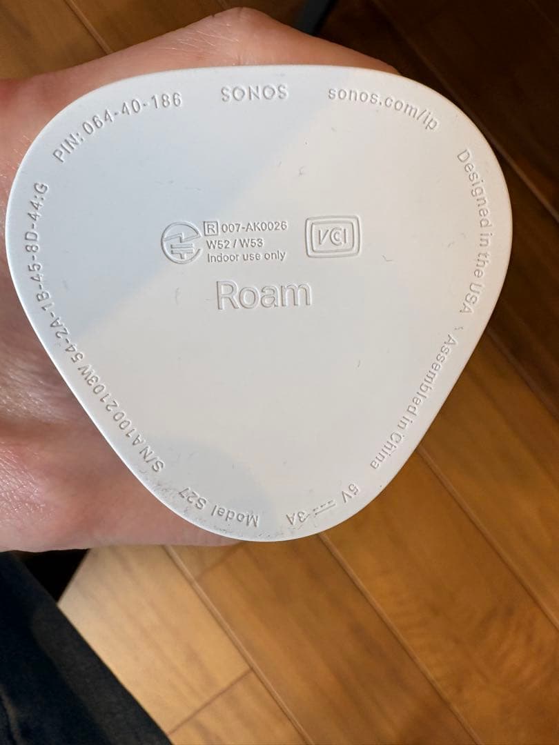 SONOS Roam スマートスピーカー ホワイト
