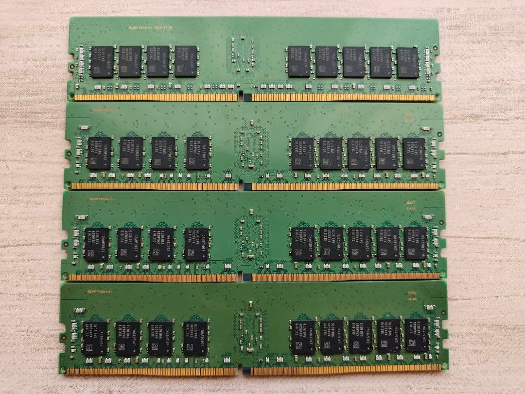 DDR4 16GB × 4枚 64GB ECC Registered DIMM