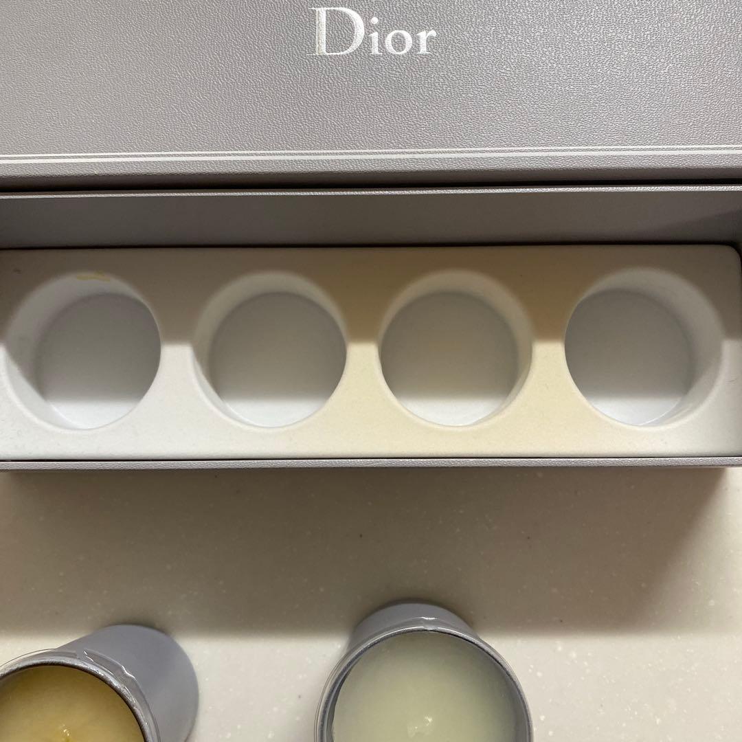 Dior アロマキャンドル 4個セット ギフトボックス入り 未使用品難あり