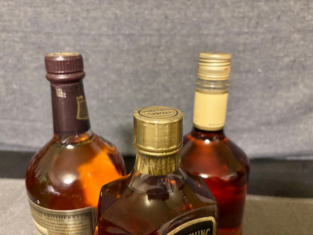 サムシングスペシャルなど　ブレンデッドウイスキー　古酒　3本セット　未開封