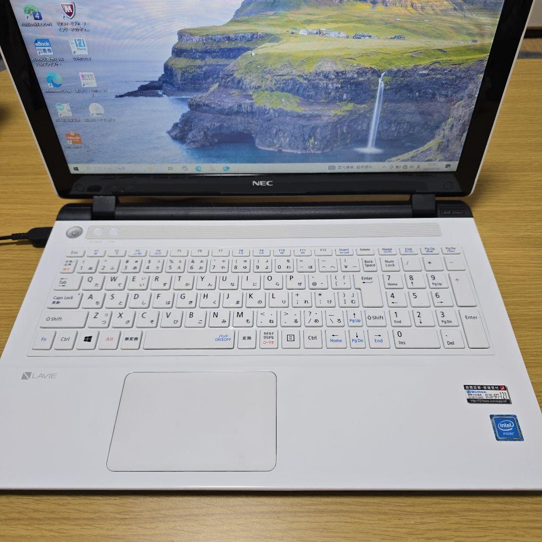 ノートパソコン　nec lavie pc-gn17cjsa6　美品