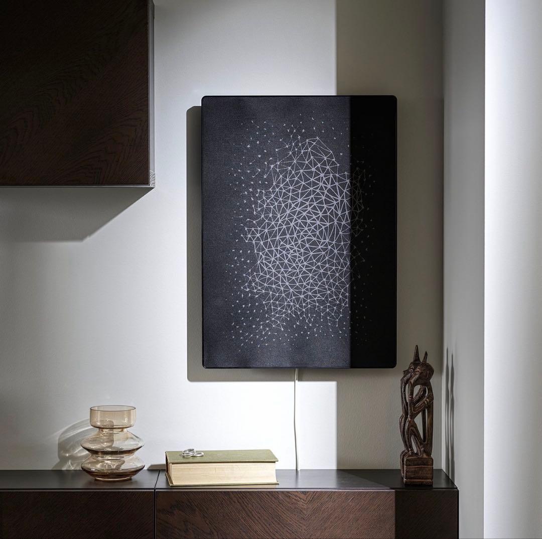 新品【IKEA】SYMFONISK シンフォニスク　アートスピーカー（黒）