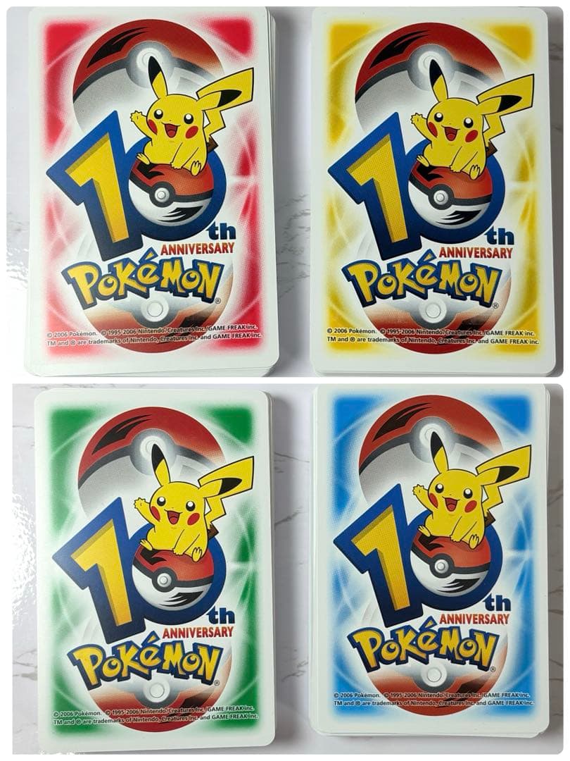 ポケモントランプ　Pokemon 　10th ANNIVERSARY 10周年