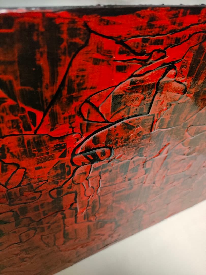『顔2』現代アート 23×30.5cm 抽象画 モダンアート パネルアート