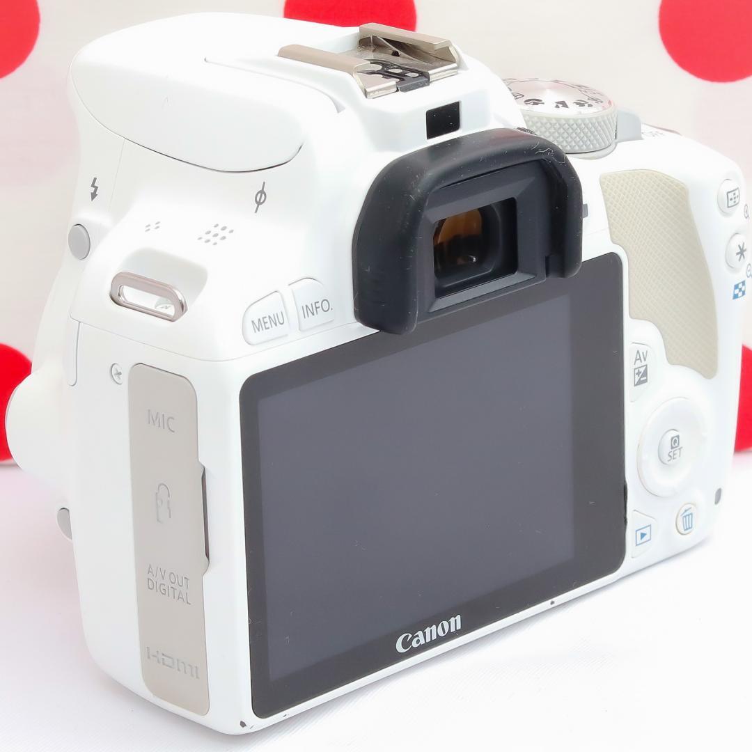 Canon kiss x7❤スマホに転送！❤入門用一眼レフ❤可愛いホワイトカラー